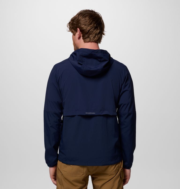 Men's Columbia Tech Nylon Hooded Jacket, Color: Collegiate Navy, image 3