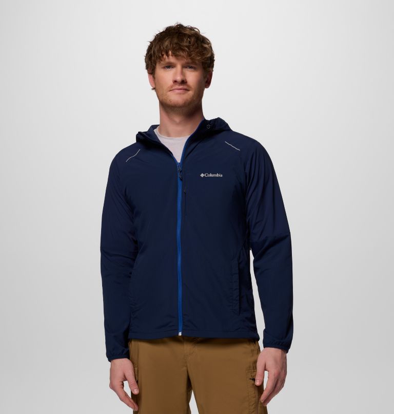 Men's Columbia Tech Nylon Hooded Jacket, Color: Collegiate Navy, image 1
