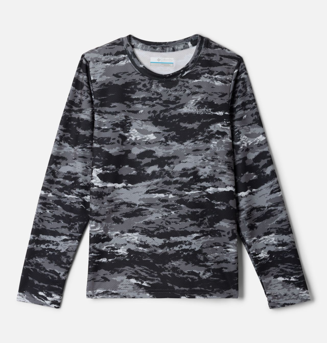 Garçon Chemise à manches longues à imprimé PFG Solar Stream™ 1