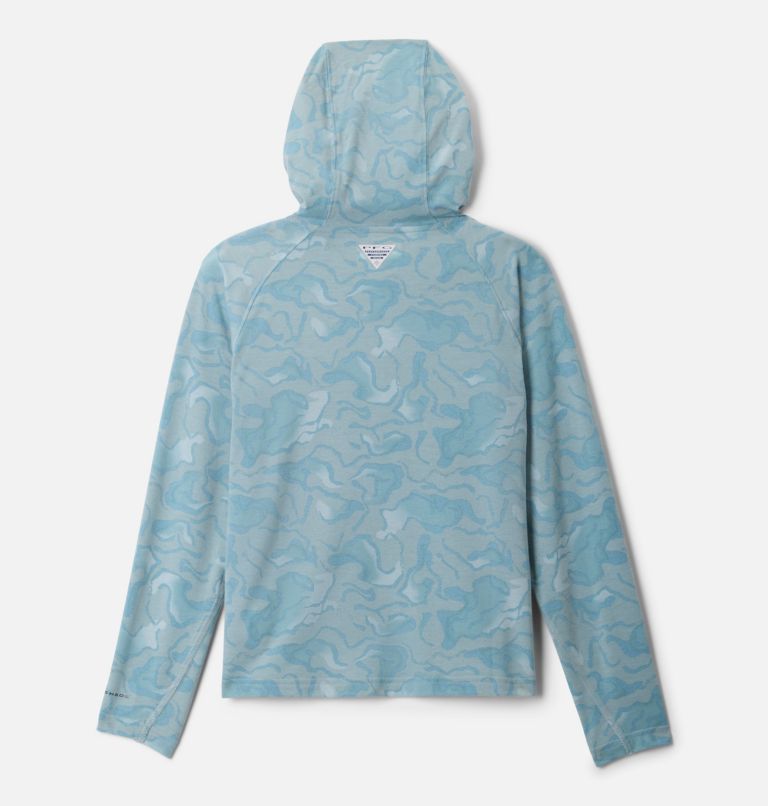 Boys' PFG Uncharted Hoodie, Color: Crushed Blue Swamplands, image 2