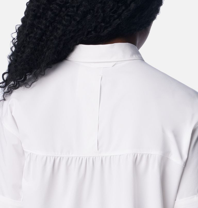 Boundless Trek II Kurzarm Button Up-Hemd für Frauen, Color: White, image 5
