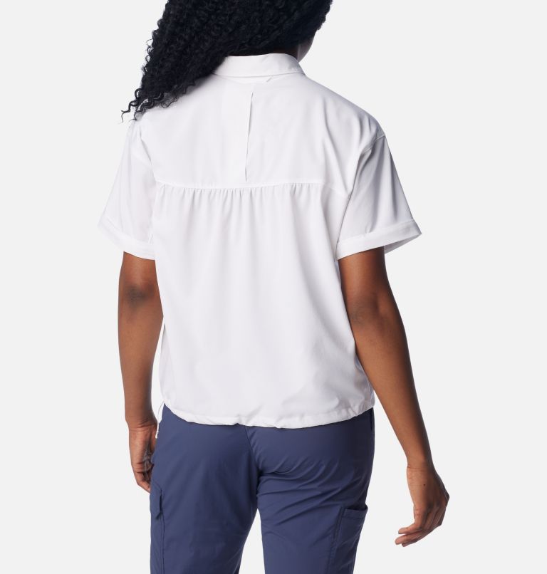 Boundless Trek II Kurzarm Button Up-Hemd für Frauen, Color: White, image 2