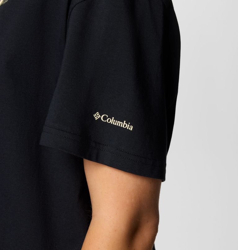 Women's Rolling Bend Graphic Relaxed Crop T-Shirt, Color: Black, Outback Critters, image 5