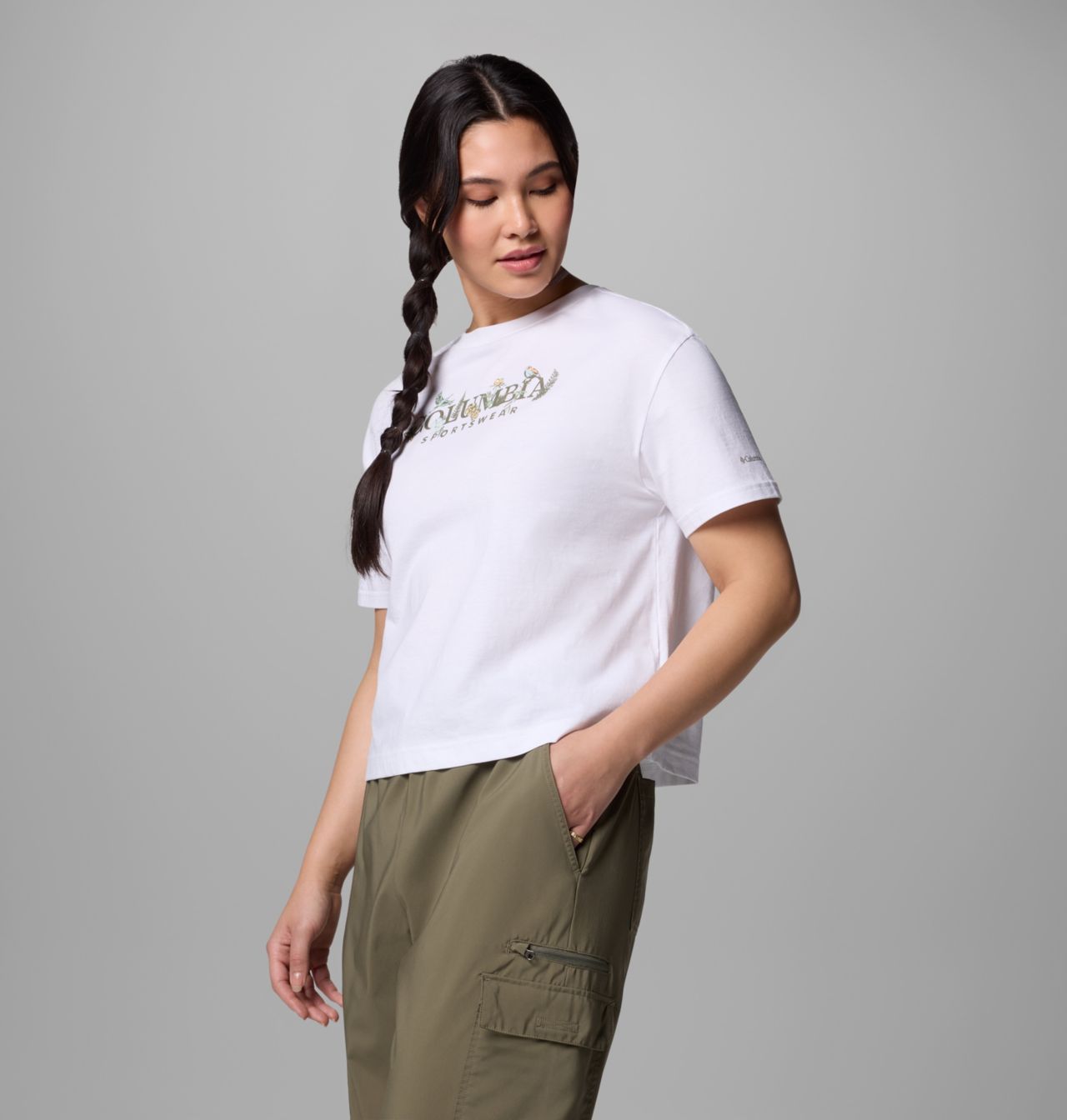 Women's Rolling Bend™ Graphic Relaxed Crop Short Sleeve Shirt 3