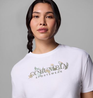 Rolling Bend Relaxed Crop T-Shirt mit Grafik für Frauen, Color: White, Outback Critters, image 8