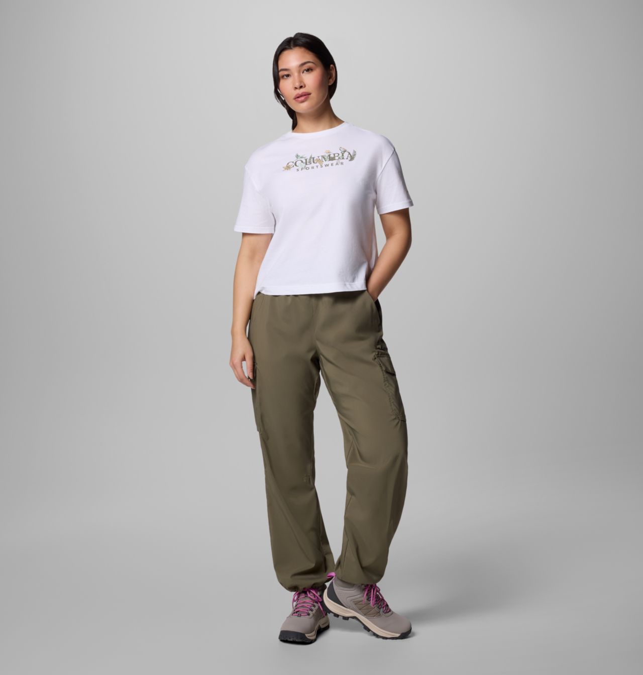 Women's Rolling Bend™ Graphic Relaxed Crop Short Sleeve Shirt 5