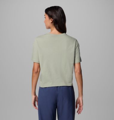Rolling Bend Relaxed Crop T-Shirt mit Grafik für Frauen, Color: Safari, Outback Critters, image 10