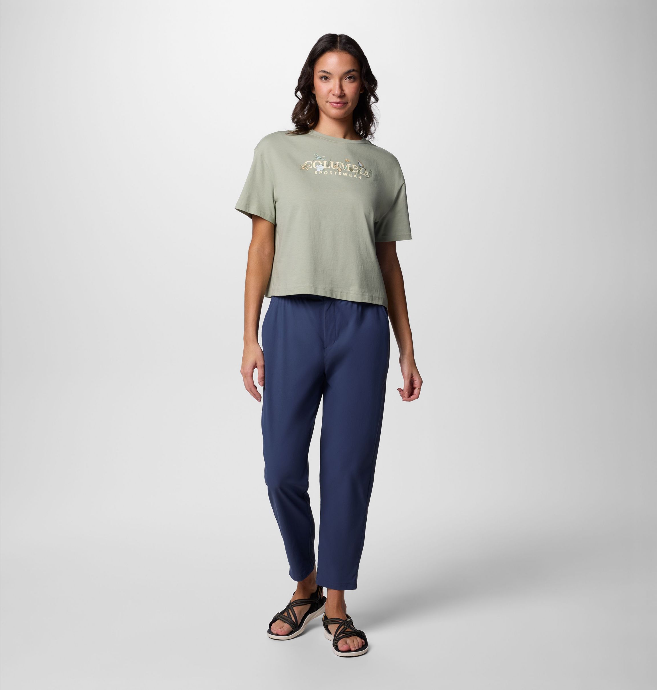 売れ筋商品|||コロンビア カットソー トップス レディース Women's Rolling Bend Graphic Ringer Top White, Outback Critters Amazon.com: Columbia Women's Rolling Bend Graphic Short