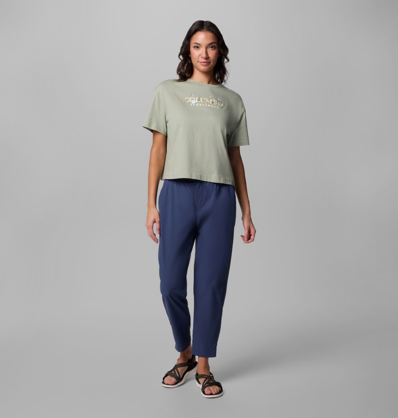 Women's Rolling Bend™ Graphic Relaxed Crop Short Sleeve Shirt 5
