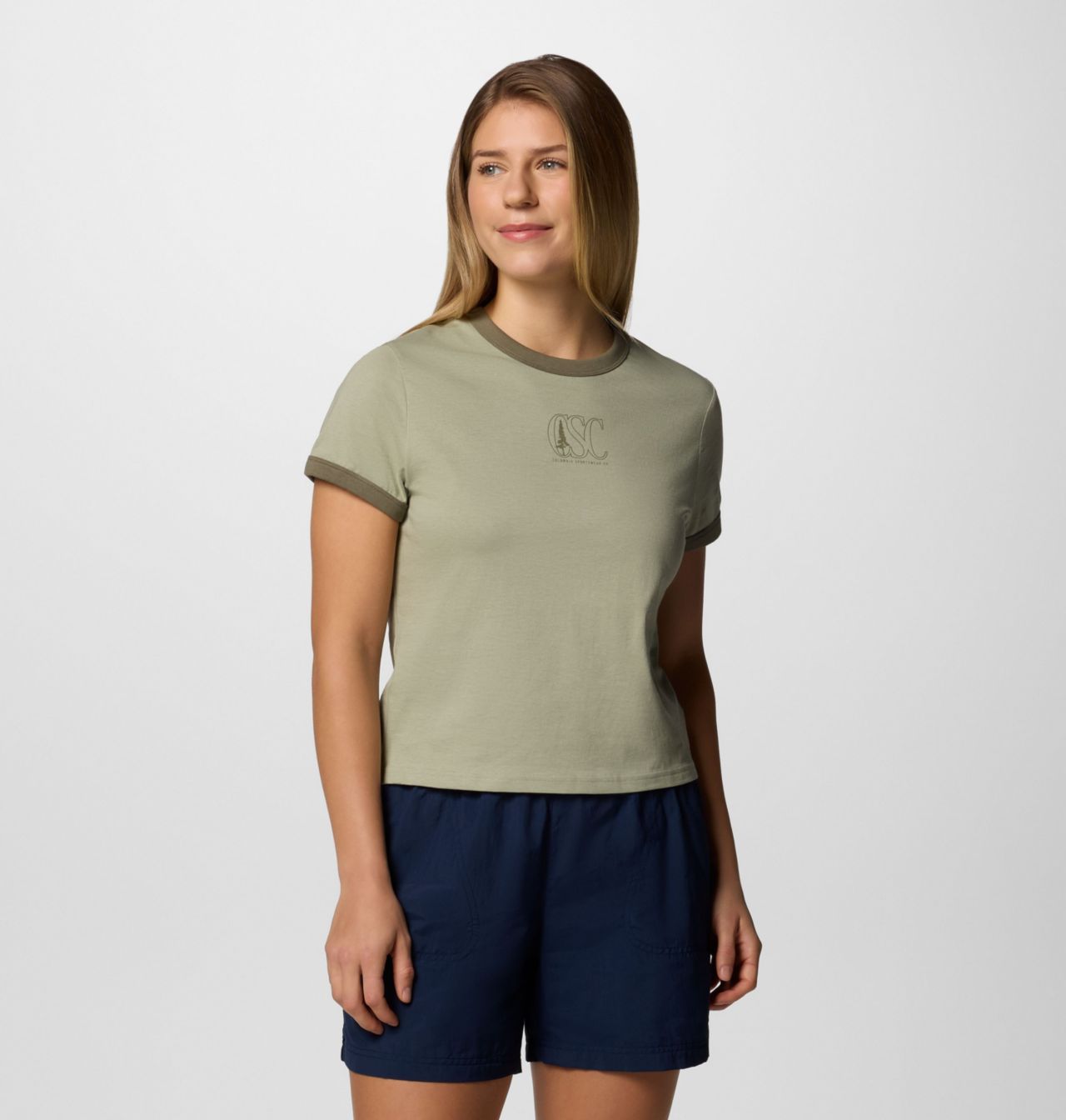 Women's Rolling Bend™ Graphic Ringer T-Shirt 1