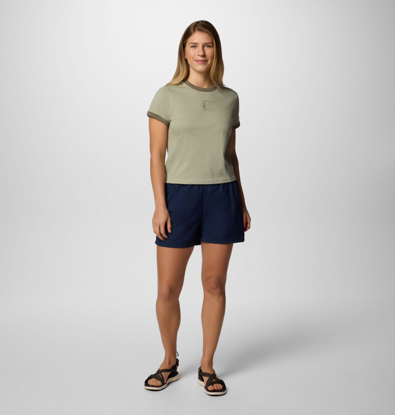Women's Rolling Bend™ Graphic Ringer T-Shirt 5