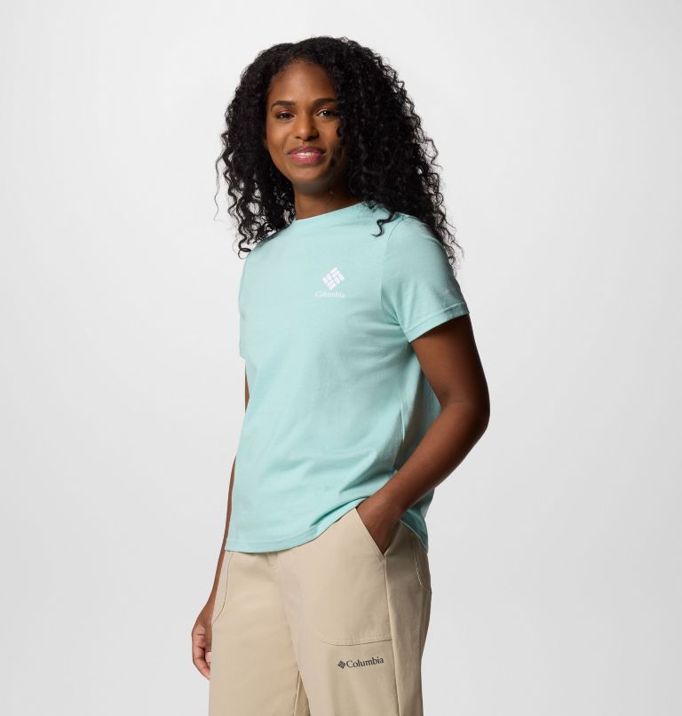 Camiseta con estampado Rolling Bend para mujer, Color: Spray, Stacked Gem, image 3
