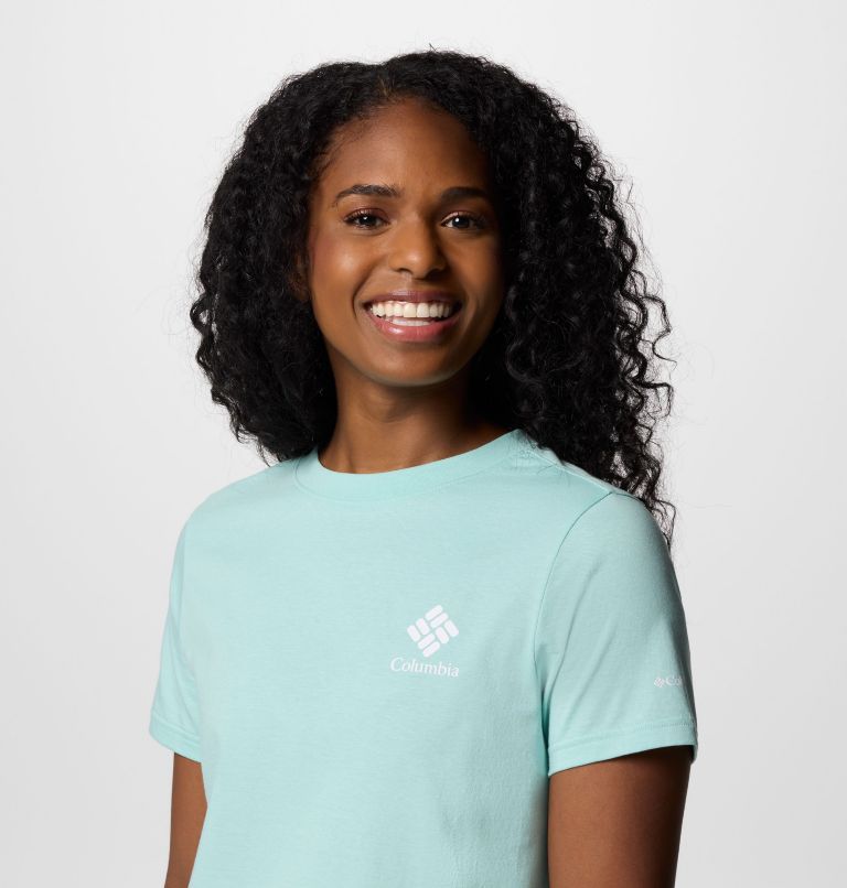Camiseta con estampado Rolling Bend para mujer, Color: Spray, Stacked Gem, image 4
