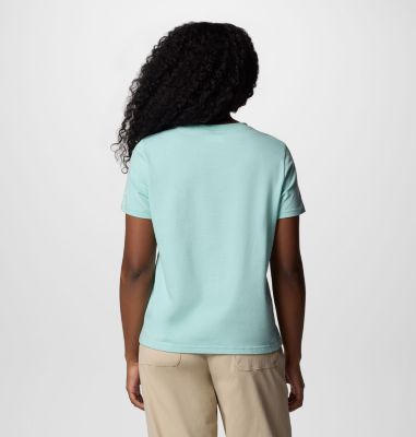 Women's Rolling Bend Graphic T-Shirt, Color: Spray, Stacked Gem, image 16