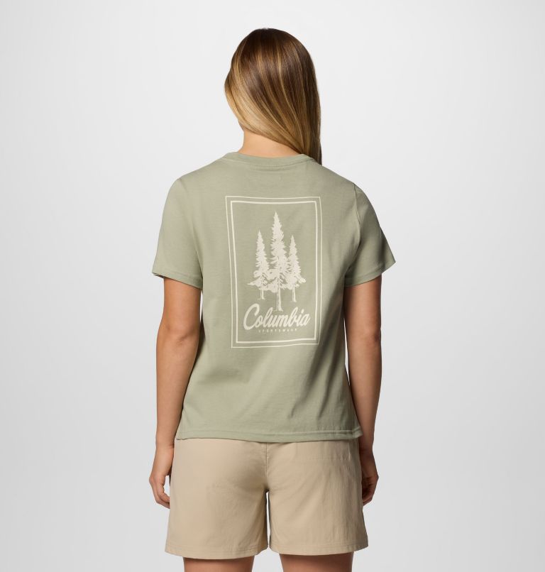 Camiseta con estampado Rolling Bend para mujer, Color: Safari, Timberline Trio, image 1