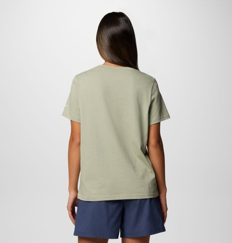 Women's Rolling Bend Graphic T-Shirt, Color: Safari, Stacked Gem, image 2