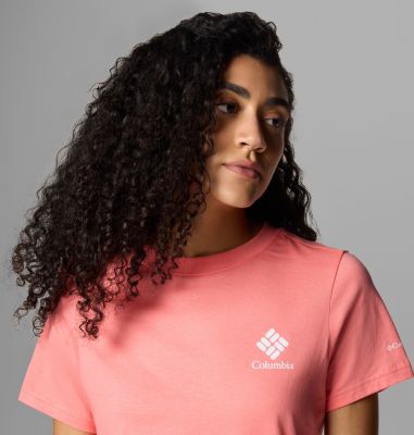 Rolling Bend T-Shirt mit Grafik für Frauen, Color: Alpenglow, Stacked Gem, image 24