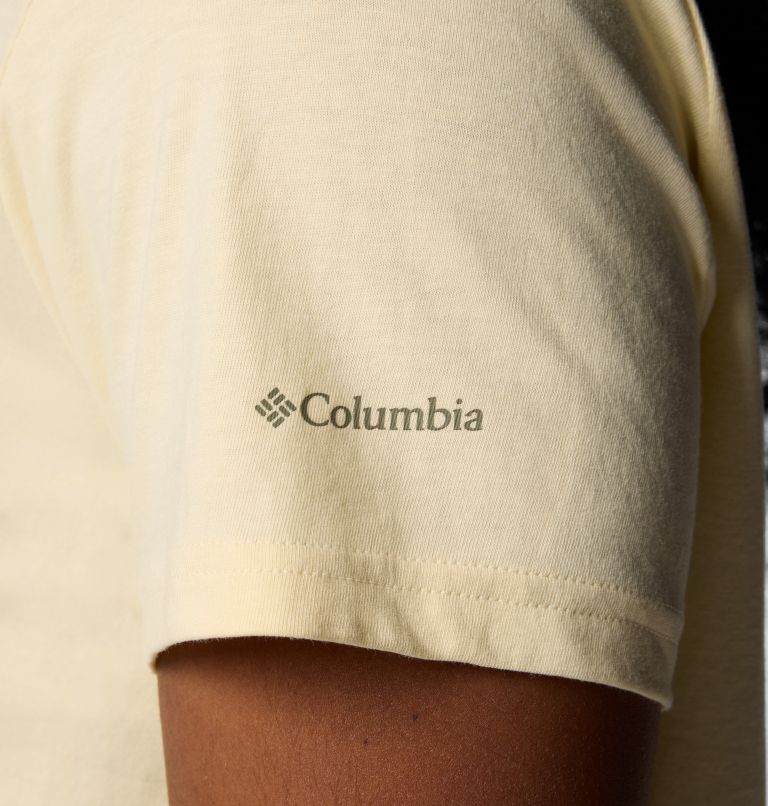Women's Rolling Bend Graphic Short Sleeve Shirt, Color: Lemon Wash, Scripted Brand, image 5