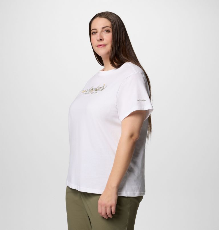 Women's Rolling Bend Graphic Short Sleeve Shirt - Plus Size, Color: White, Outback Critters, image 3