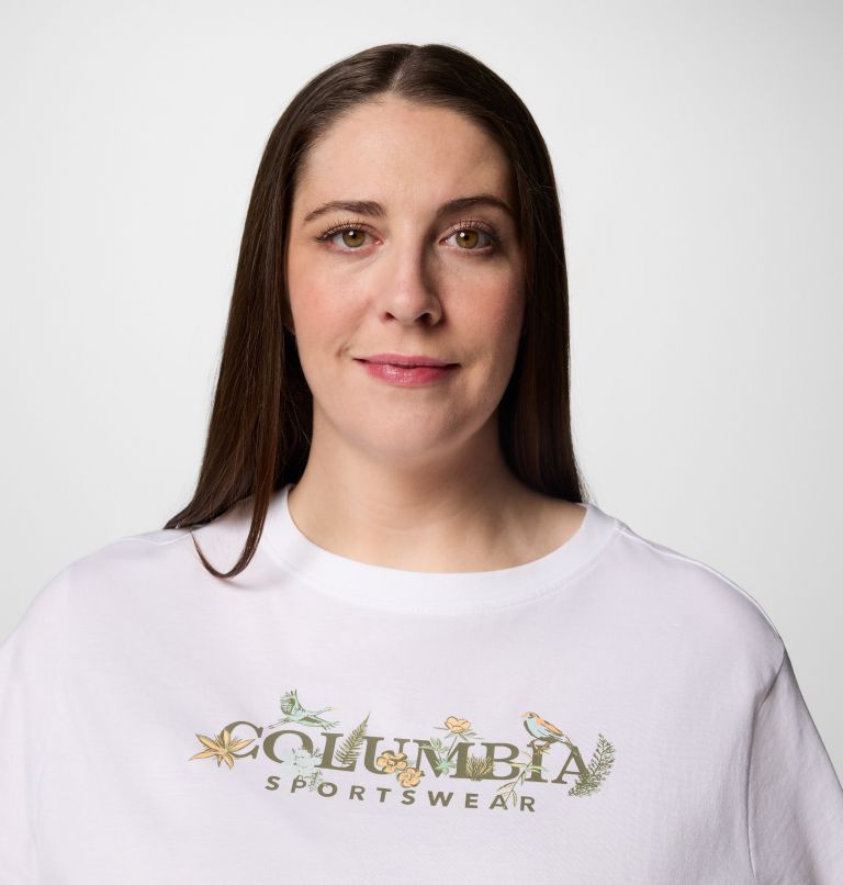 Women's Rolling Bend Graphic Short Sleeve Shirt - Plus Size, Color: White, Outback Critters, image 4