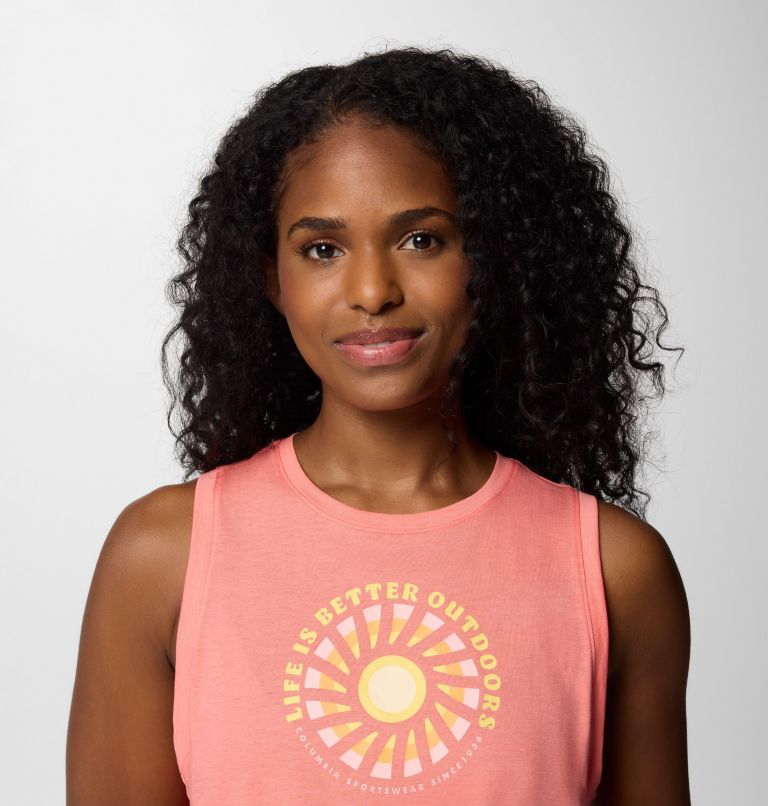 Women's Ruby Springs Graphic Tank, Color: Alpenglow, Outdoor Life, image 4