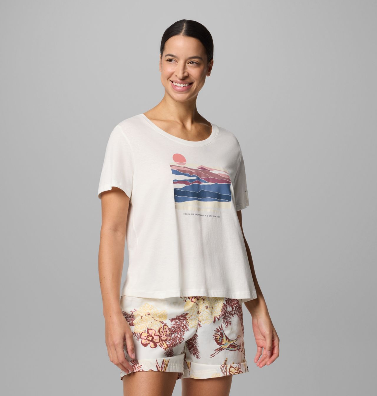 Women's Ruby Springs™ Graphic Scoop Neck Short Sleeve Shirt 1
