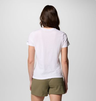 Women's Ruby Springs Graphic Fitted T-Shirt, Color: White, Bearly Swirl, image 12