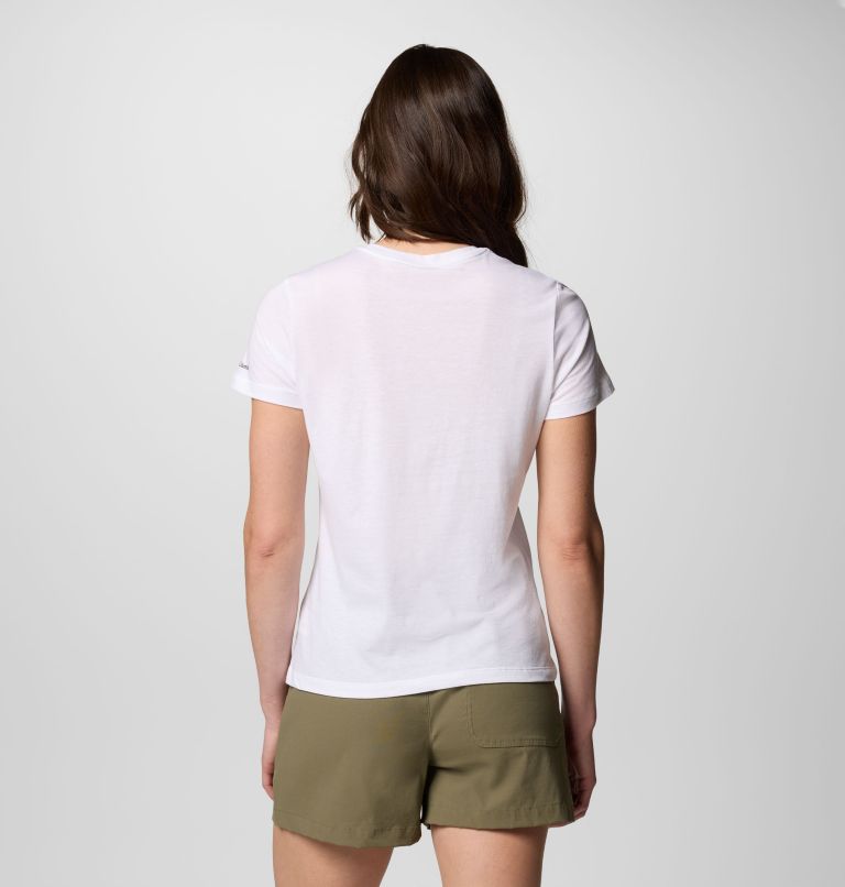 Camiseta técnica ajustada con estampado Ruby Springs para mujer, Color: White, Bearly Swirl, image 2