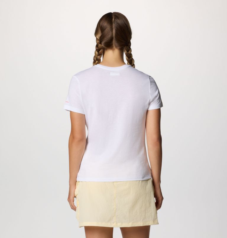 Women's Ruby Springs Graphic Fitted Short Sleeve Shirt, Color: White, Outdoor Life, image 2