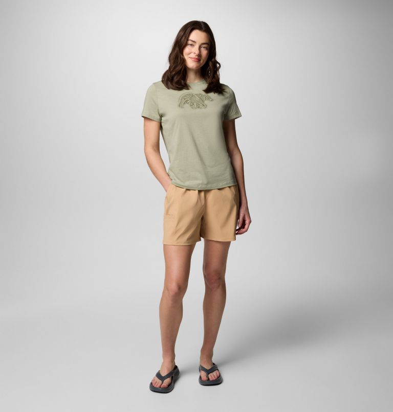 T-shirt Graphique Ajusté Ruby Springs Femme, Color: Safari, Bearly Swirl, image 5