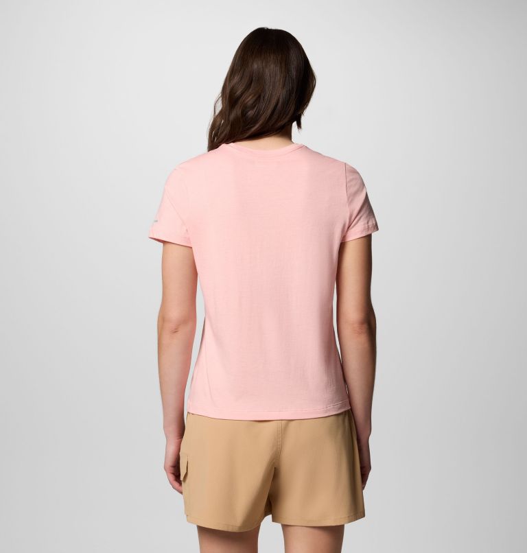 Women's Ruby Springs Graphic Fitted Technical T-Shirt, Color: Pink Sand, Ready For Rays, image 2