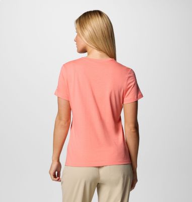 Women's Ruby Springs Graphic Fitted T-Shirt, Color: Alpenglow, Bearly Swirl, image 20