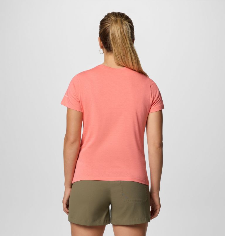 Women's Ruby Springs Graphic Fitted Short Sleeve Shirt, Color: Alpenglow, Outdoor Life, image 2