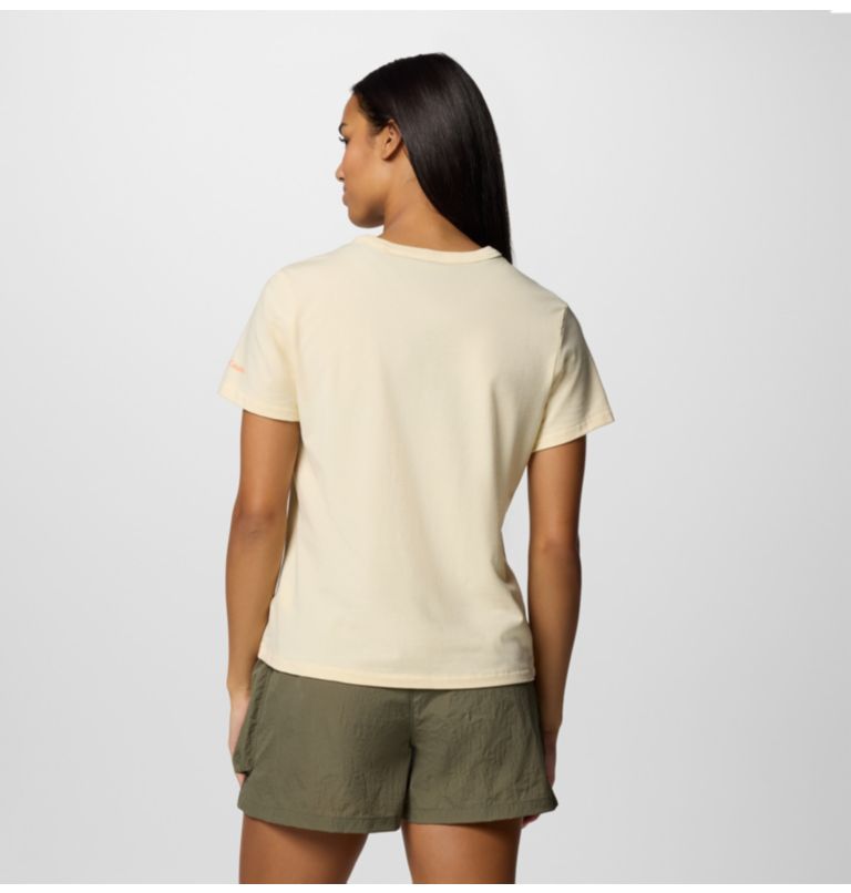 Sun Trek III technisches T-Shirt mit Grafik für Frauen, Color: Lemon Wash, Wavy Rays, image 2
