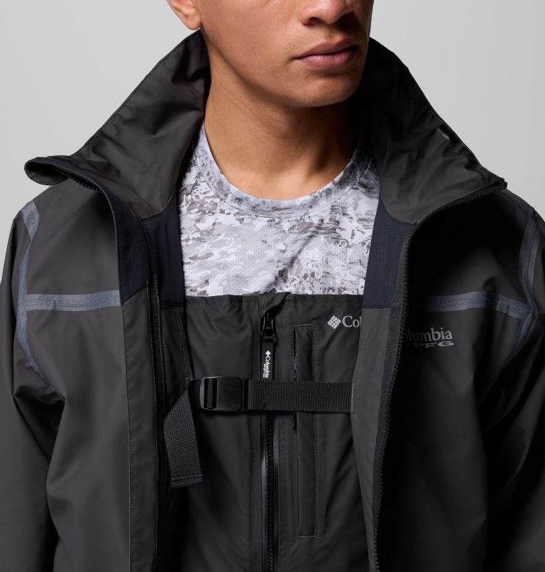 Men's PFG Force XII ODX Jacket, Color: Black, image 6