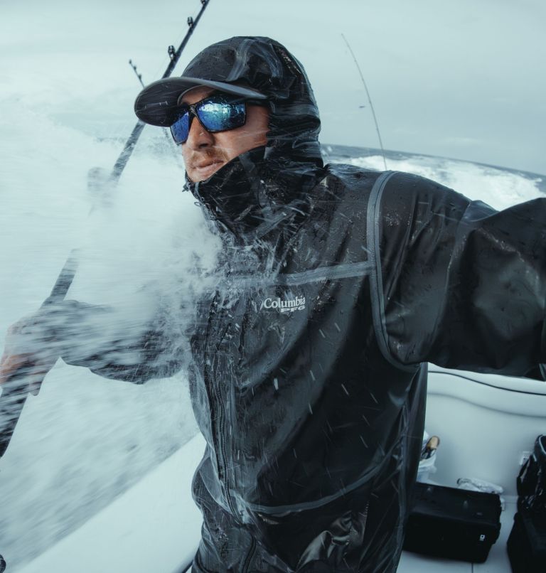 Men's PFG Force XII ODX Jacket, Color: Black, image 12