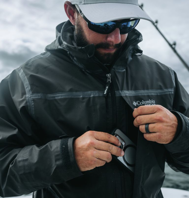 Men's PFG Force XII ODX Jacket, Color: Black, image 13