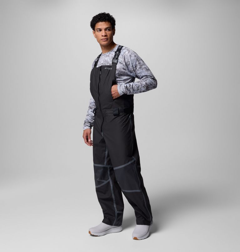Men's PFG Force XII ODX Bib, Color: Black, image 4
