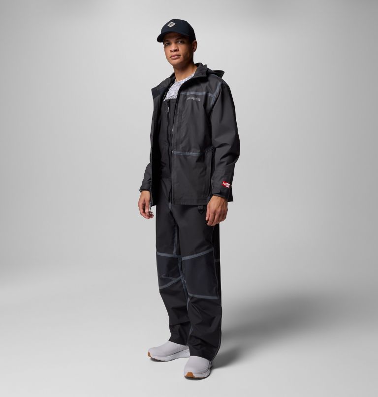 Men's PFG Force XII ODX Bib, Color: Black, image 11