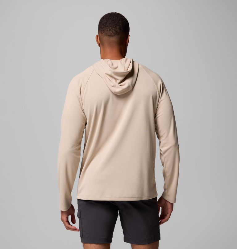 Men's PFG Wild Cast Camp Hoodie, Color: Ancient Fossil, image 3