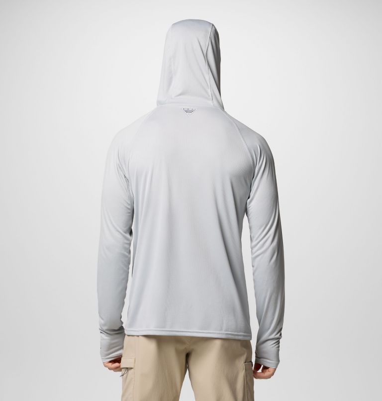 Men's PFG Solar Stream Elite II Hoodie, Color: Cool Grey, image 3