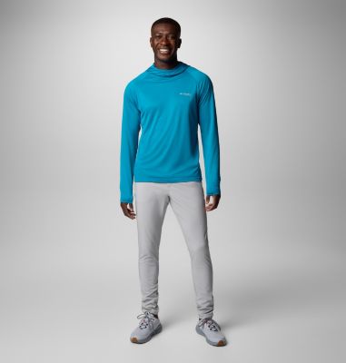 Men's PFG Solar Stream Elite II Hoodie, Color: Blue Echo, image 14