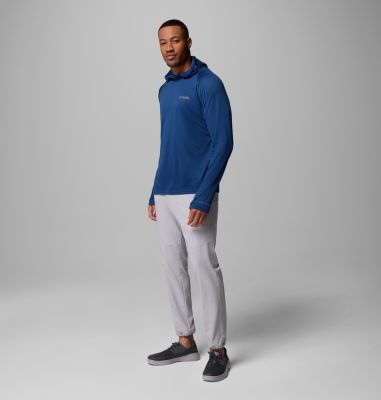 Men's PFG Solar Stream Elite II Hoodie, Color: Carbon, image 6