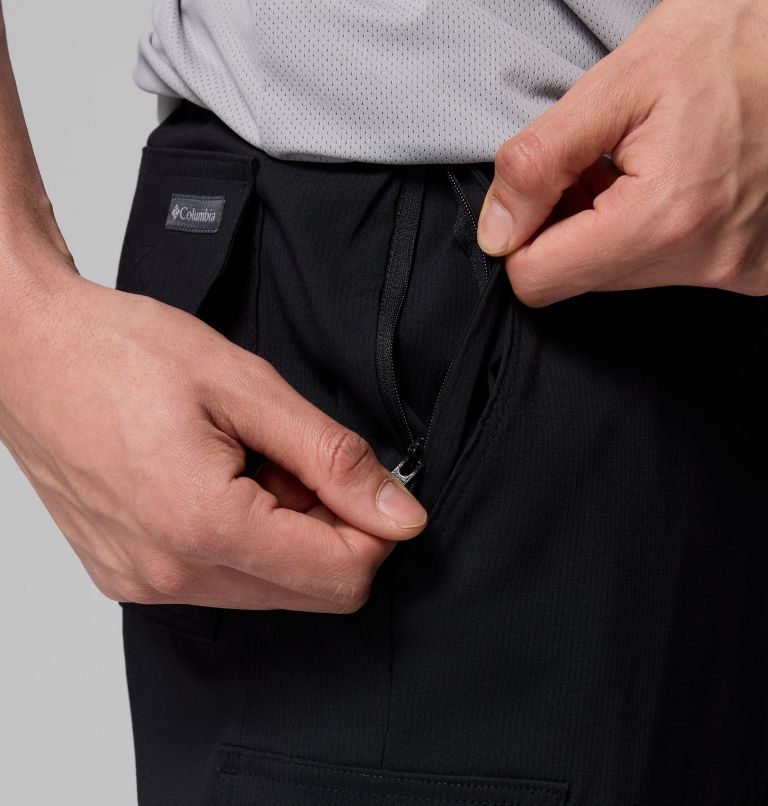 Men's Tech Trail Utility Pants, Color: Black, image 7