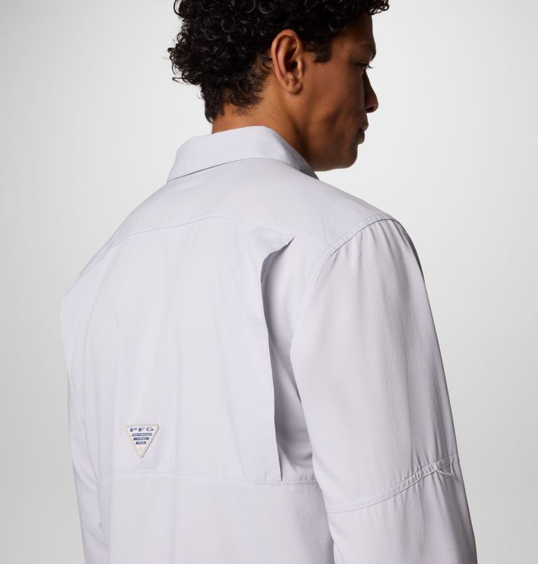 Men's PFG Blood and Guts V Long Sleeve Shirt, Color: Cool Grey, image 6