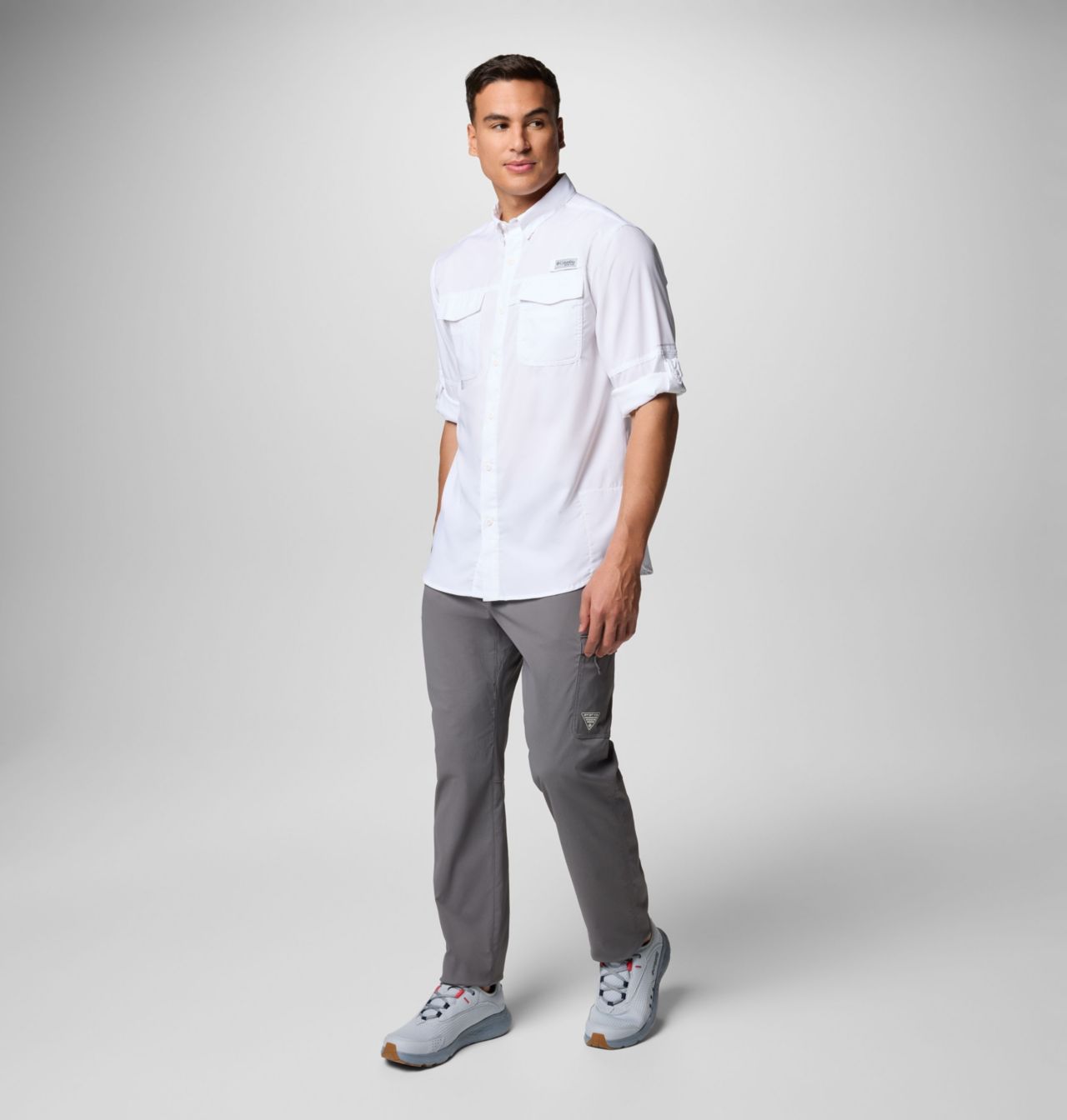 Men's PFG Blood and Guts™ V Long Sleeve Shirt | 100 | M 2