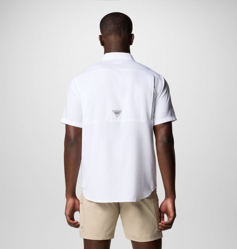 Men's PFG Blood and Guts V Short Sleeve Shirt, Color: White, image 3