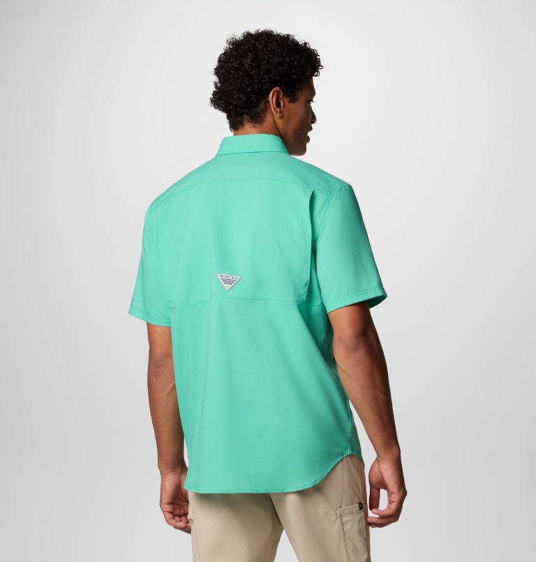 Men's PFG Blood and Guts V Short Sleeve Shirt, Color: Glaze Green, image 3