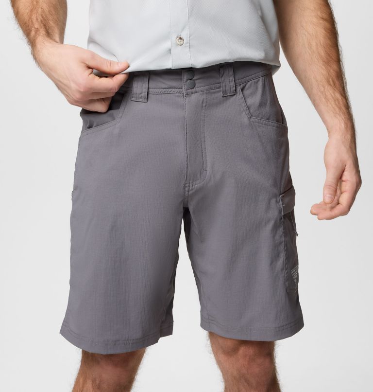Men's Blood and Guts II Stretch Shorts, Color: City Grey, image 5