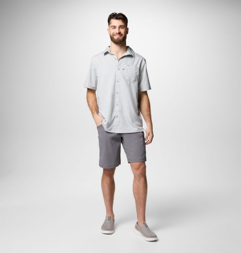 Men's Blood and Guts II Stretch Shorts, Color: City Grey, image 2